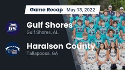 Recap: Gulf Shores  vs. Haralson County  2022