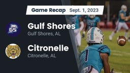 Recap: Gulf Shores  vs. Citronelle  2023