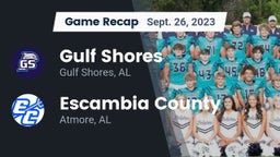 Recap: Gulf Shores  vs. Escambia County  2023