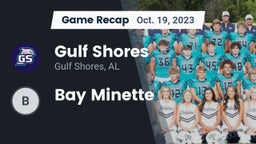 Recap: Gulf Shores  vs. Bay Minette 2023