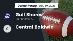 Recap: Gulf Shores  vs. Central Baldwin 2023