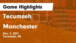 Tecumseh  vs Manchester  Game Highlights - Dec. 2, 2021