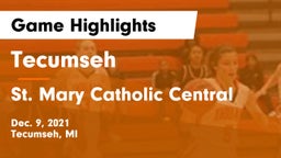 Tecumseh  vs St. Mary Catholic Central Game Highlights - Dec. 9, 2021