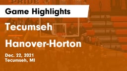 Tecumseh  vs Hanover-Horton  Game Highlights - Dec. 22, 2021