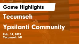 Tecumseh  vs Ypsilanti Community  Game Highlights - Feb. 14, 2023