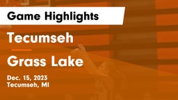 Tecumseh  vs Grass Lake  Game Highlights - Dec. 15, 2023