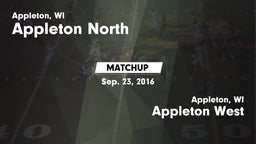 Matchup: Appleton North High  vs. Appleton West  2016