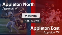 Matchup: Appleton North High  vs. Appleton East  2016