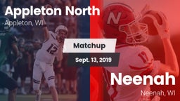 Matchup: Appleton North High  vs. Neenah  2019
