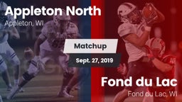 Matchup: Appleton North High  vs. Fond du Lac  2019