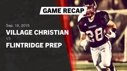 Recap: Village Christian  vs. Flintridge Prep  2015
