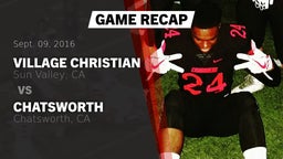 Recap: Village Christian  vs. Chatsworth  2016