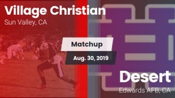Matchup: Village Christian vs. Desert  2019