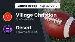 Recap: Village Christian  vs. Desert  2019
