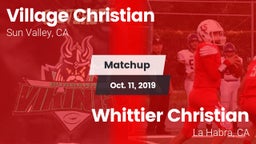 Matchup: Village Christian vs. Whittier Christian  2019