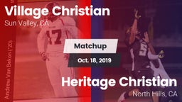 Matchup: Village Christian vs. Heritage Christian   2019