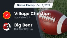 Recap: Village Christian  vs. Big Bear  2022