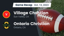 Recap: Village Christian  vs. Ontario Christian  2023