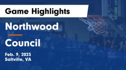 Northwood  vs Council Game Highlights - Feb. 9, 2023