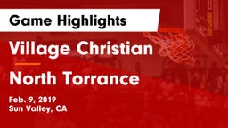 Village Christian  vs North Torrance Game Highlights - Feb. 9, 2019