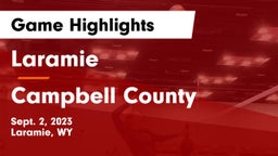 Laramie  vs Campbell County  Game Highlights - Sept. 2, 2023