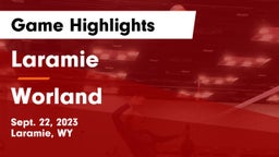 Laramie  vs Worland  Game Highlights - Sept. 22, 2023