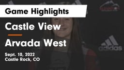 Castle View  vs Arvada West  Game Highlights - Sept. 10, 2022