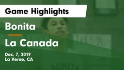Bonita  vs La Canada Game Highlights - Dec. 7, 2019