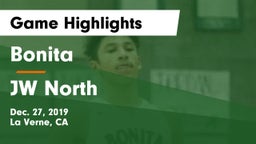 Bonita  vs JW North Game Highlights - Dec. 27, 2019