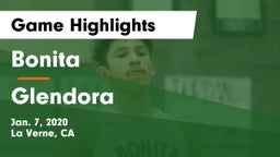 Bonita  vs Glendora Game Highlights - Jan. 7, 2020