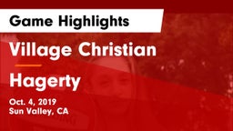 Village Christian  vs Hagerty Game Highlights - Oct. 4, 2019