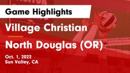Village Christian  vs North Douglas (OR) Game Highlights - Oct. 1, 2022