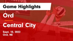 Ord  vs Central City  Game Highlights - Sept. 10, 2022