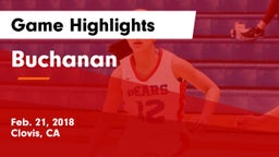 Buchanan  Game Highlights - Feb. 21, 2018