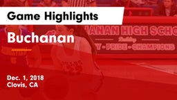 Buchanan  Game Highlights - Dec. 1, 2018
