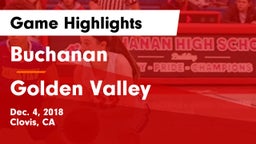 Buchanan  vs Golden Valley  Game Highlights - Dec. 4, 2018