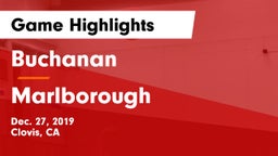 Buchanan  vs Marlborough Game Highlights - Dec. 27, 2019