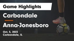 Carbondale  vs Anna-Jonesboro  Game Highlights - Oct. 5, 2023