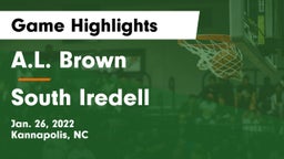 A.L. Brown  vs South Iredell Game Highlights - Jan. 26, 2022