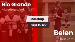 Matchup: Rio Grande High vs. Belen  2017