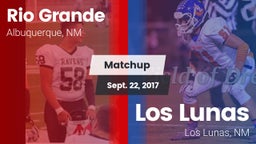 Matchup: Rio Grande High vs. Los Lunas  2017