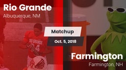 Matchup: Rio Grande High vs. Farmington  2018