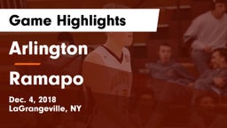 Arlington  vs Ramapo Game Highlights - Dec. 4, 2018