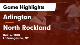 Arlington  vs North Rockland  Game Highlights - Dec. 6, 2018