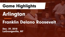 Arlington  vs Franklin Delano Roosevelt Game Highlights - Dec. 29, 2018