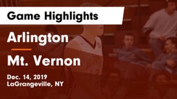 Arlington  vs Mt. Vernon  Game Highlights - Dec. 14, 2019