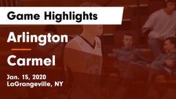 Arlington  vs Carmel  Game Highlights - Jan. 15, 2020