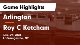 Arlington  vs Roy C Ketcham Game Highlights - Jan. 29, 2020