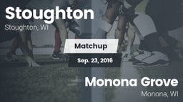 Matchup: Stoughton High vs. Monona Grove  2016