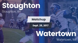 Matchup: Stoughton High vs. Watertown  2017